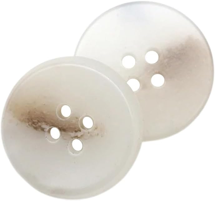 23mm 20 Pcs Resin 4 Hole Buttons Flatback Round Sewing Buttons Bulk For Shirts Suits Coats DIY Craft - Image 2